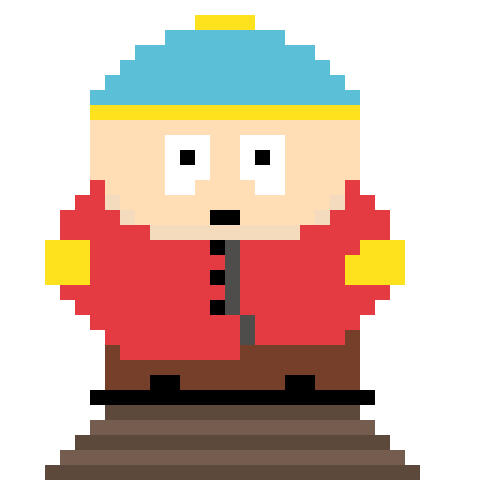 Eric Cartman from South Park of course.